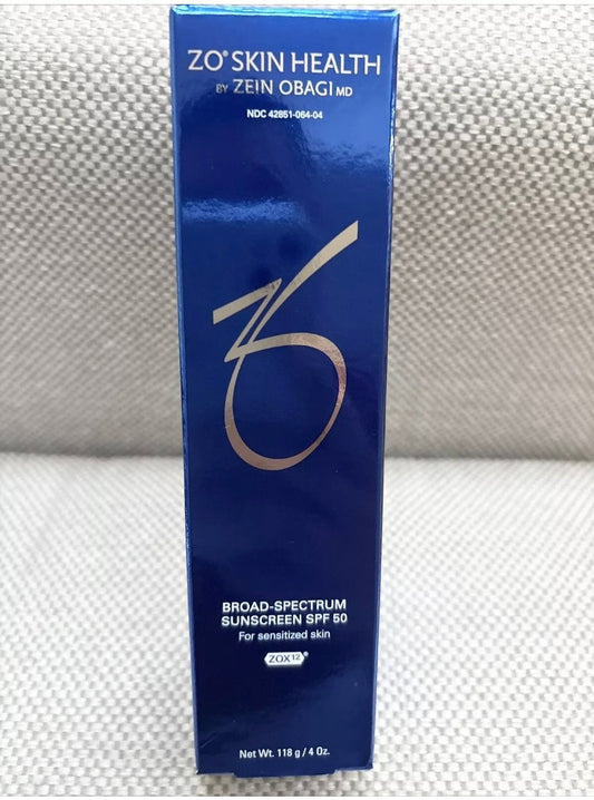 Zo Skin Health Broad Spectrum Sunscreen SPF 50 **118g / 4 oz** Exp 05/2027 NEW